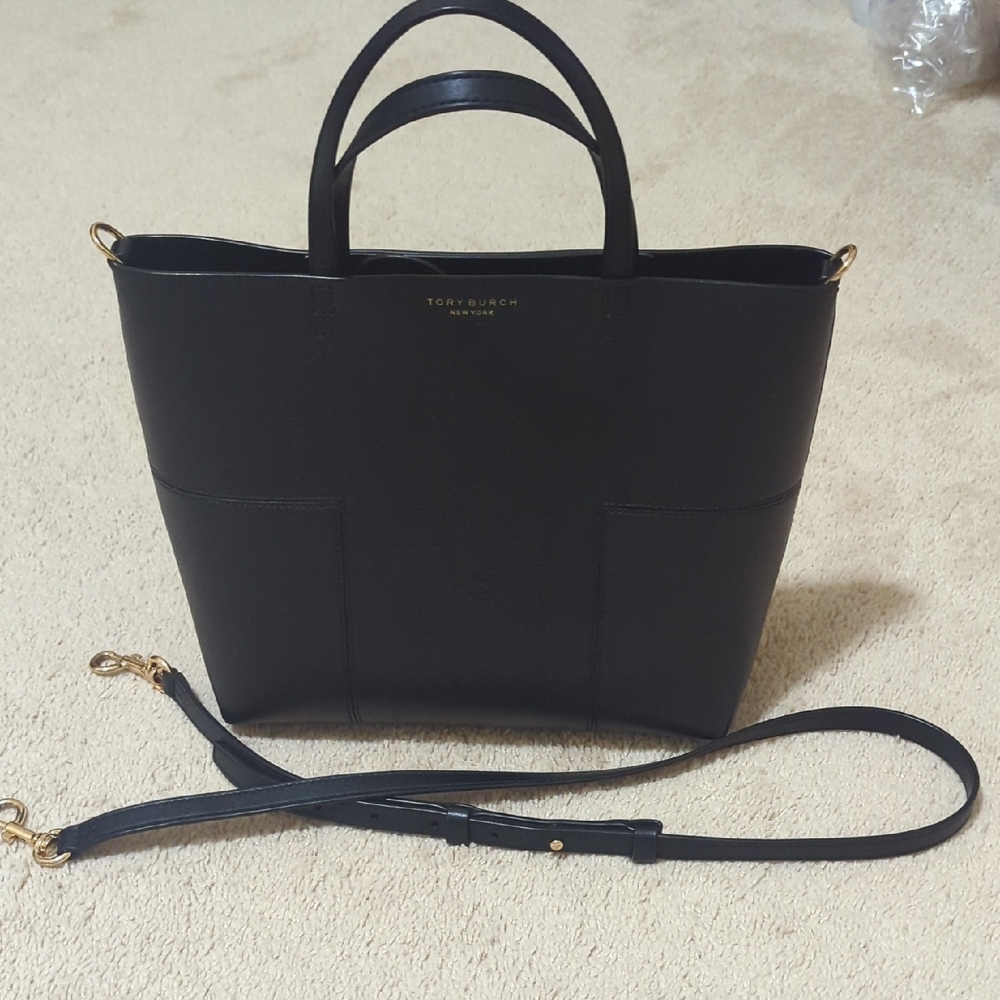 Tory Burch Elegant Black Tote